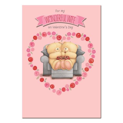 Wonderful Wife Forever Friends Valentines Day Card